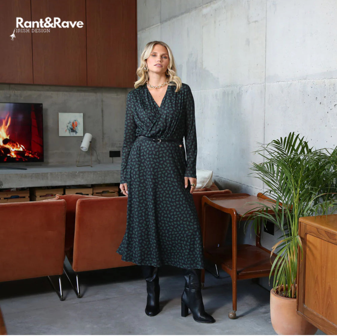 Rant & Rave - ‘Henrietta' Black Dress