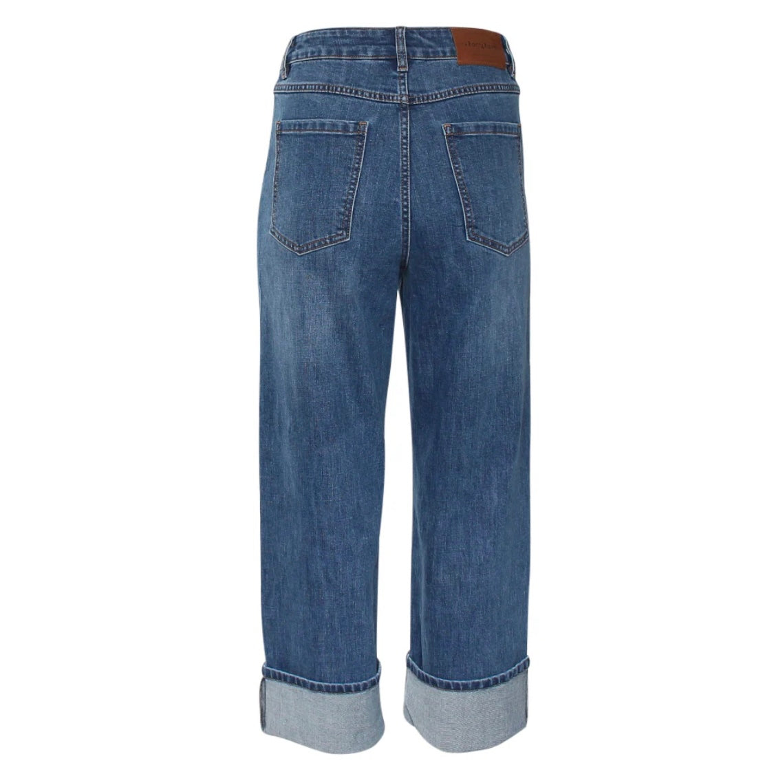 Rant & Rave ‘Claire’ Wide Leg Turn Up Jean