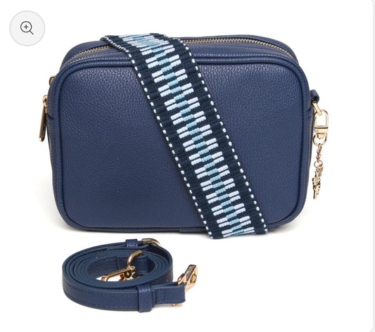Alice Wheeler - 'Soho’ Navy Crossbody Bag