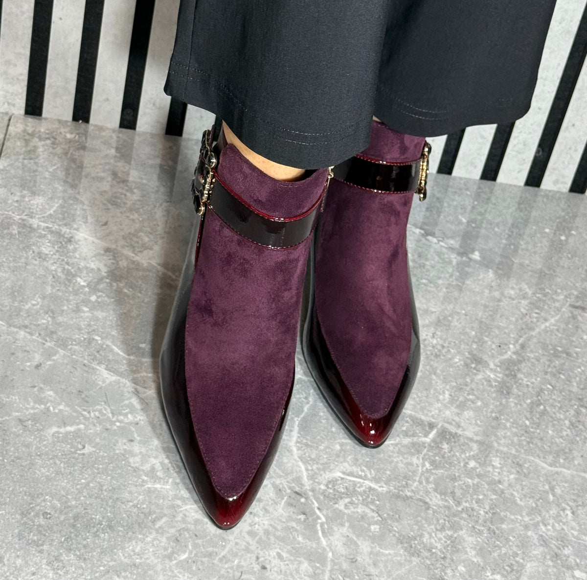 Kate Appleby - ‘Eltisley' Florentine Combo Ankle Boot