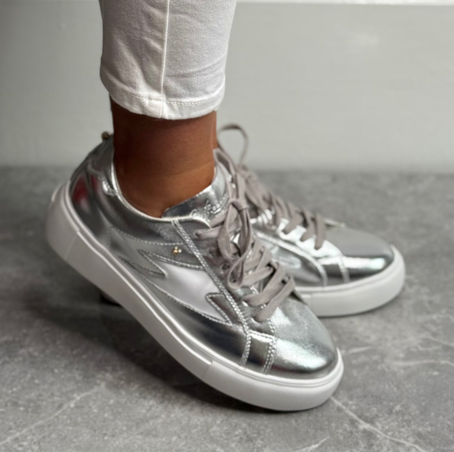 Kate Appleby - ‘Benwick’ Chrome Strike Trainer