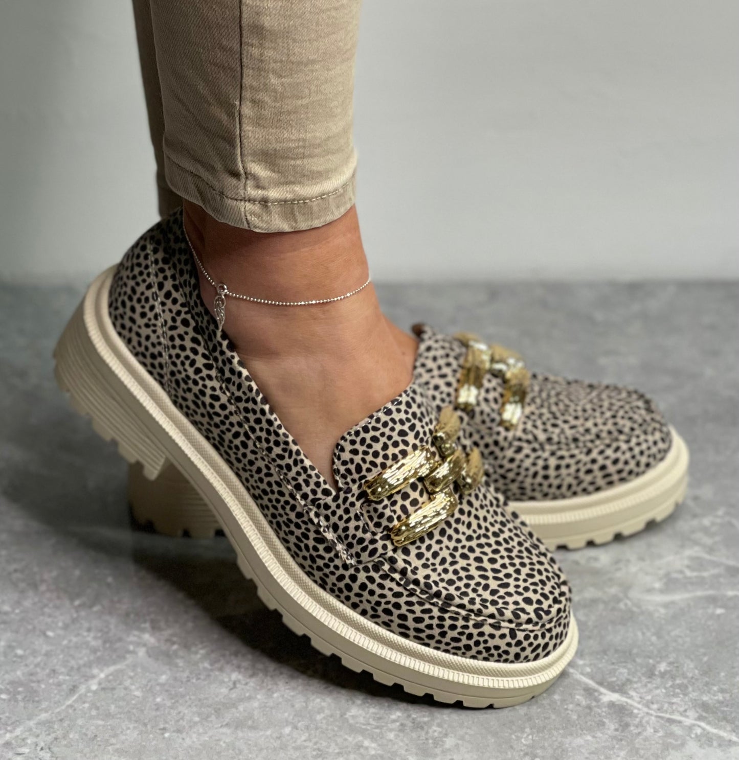 Zanni & Co - 'Chilink One' Cheetah loafer