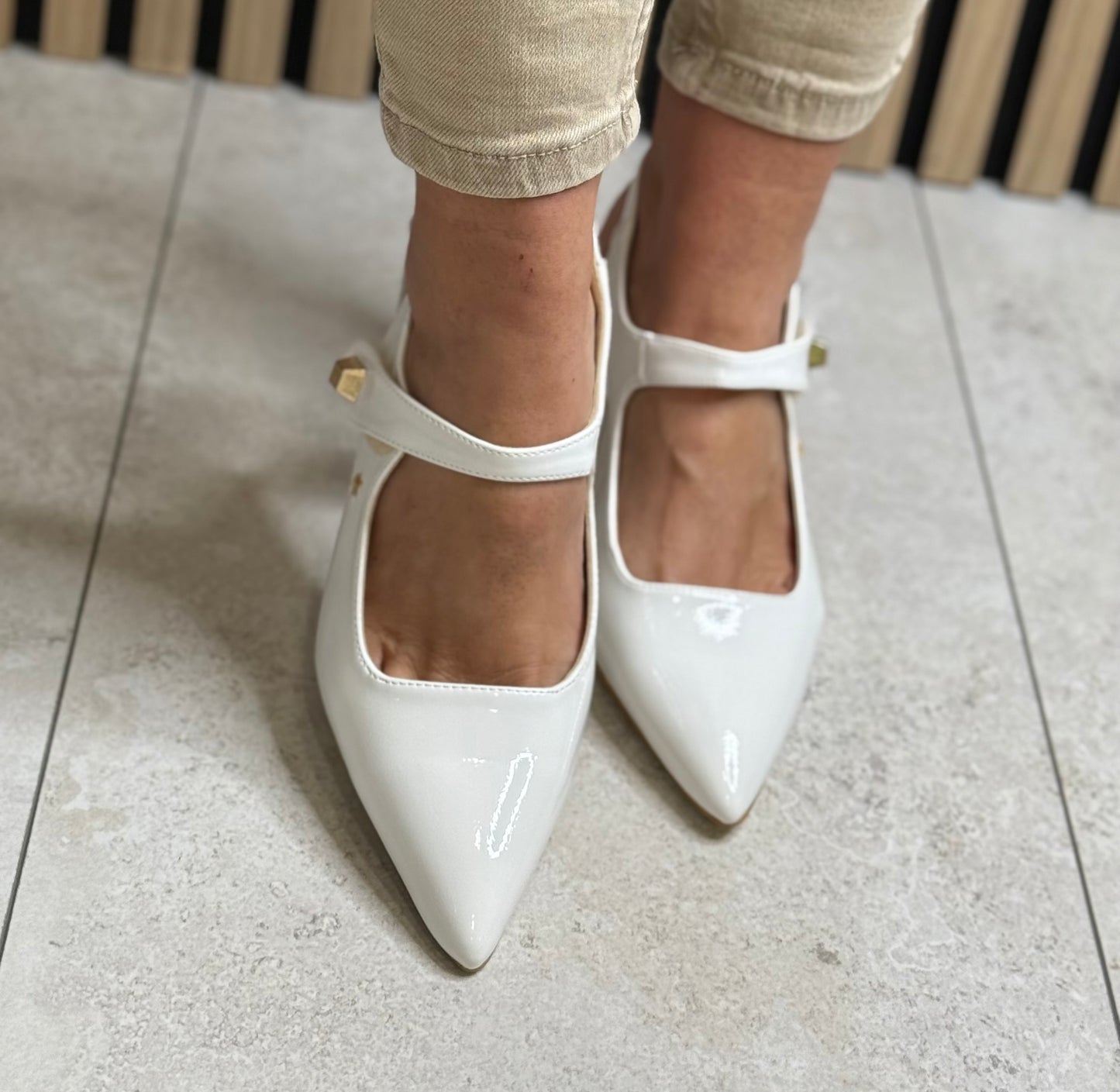 Kate Appleby - ‘Parciau’ Cool Down Patent Sling Back Heel