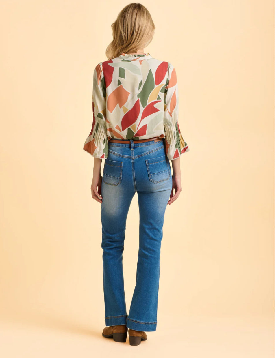 Brakeburn - ‘Elva’ Cream Blouse