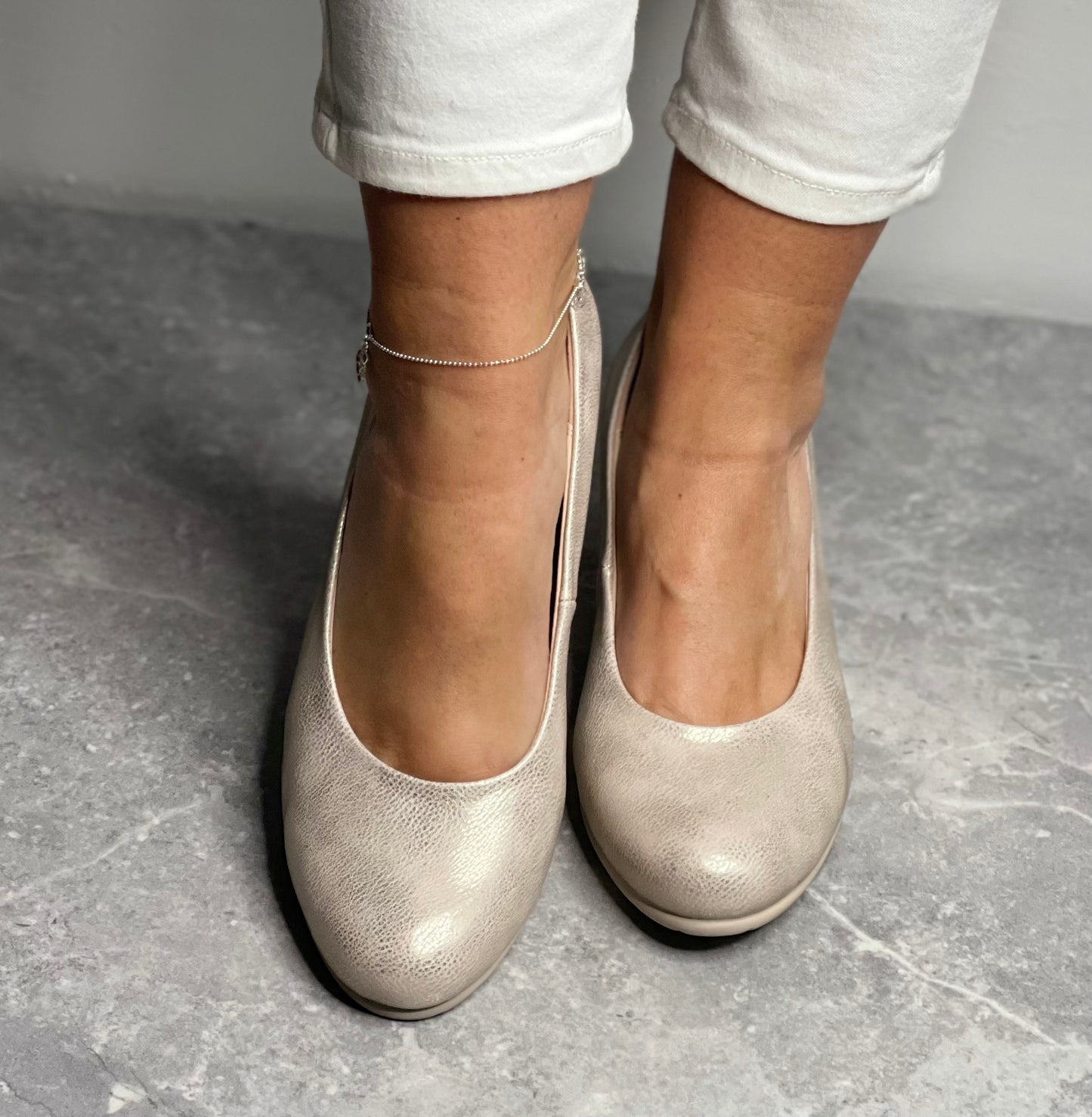 Zanni & Co - 'Ruwais One' Delphi Shine Wedge Shoe