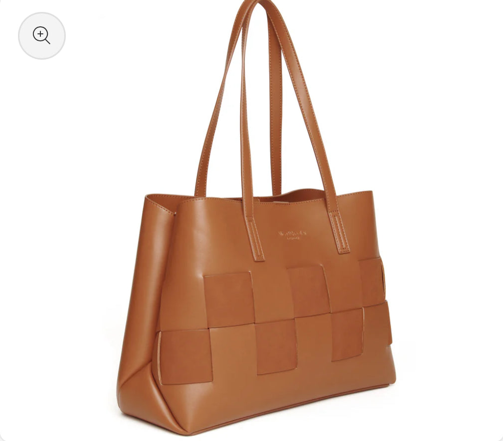 Alice Wheeler - ‘Milan’ Tan Tote Bag