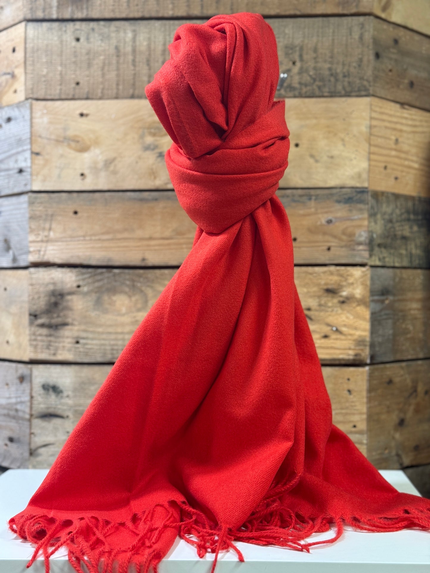 hannah k - Red Scarf