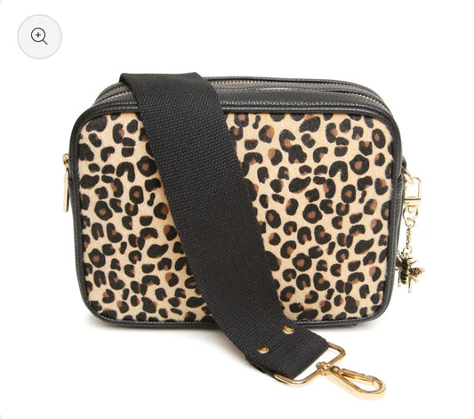 Alice Wheeler - 'Soho’ Leopard Crossbody Bag