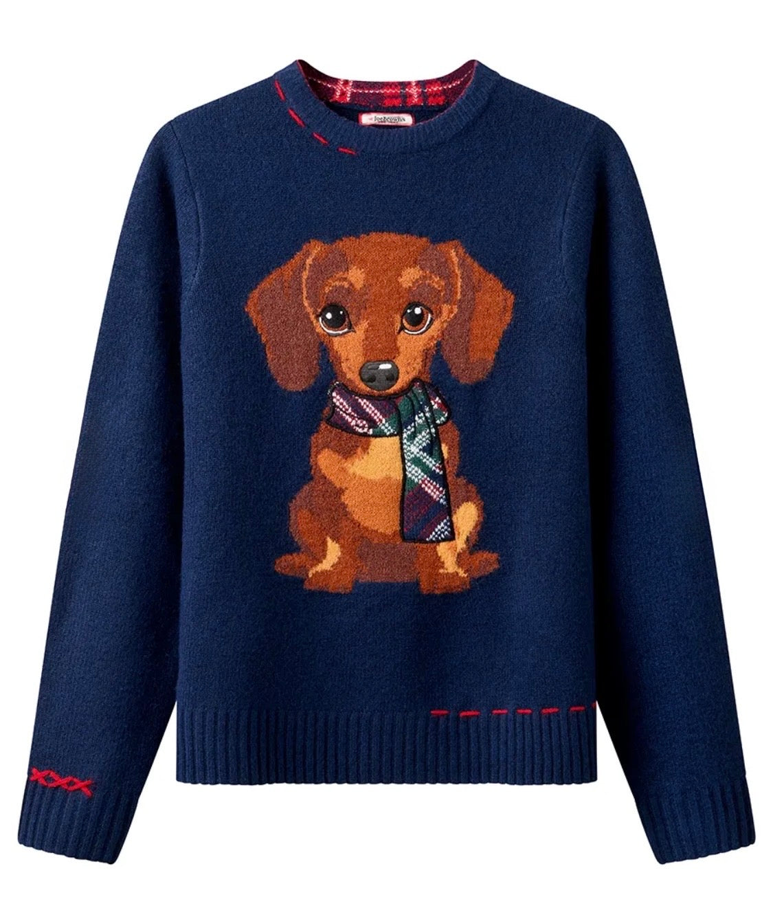 Joe Browns - Trixie Embroidered Sausage Dog Jumper