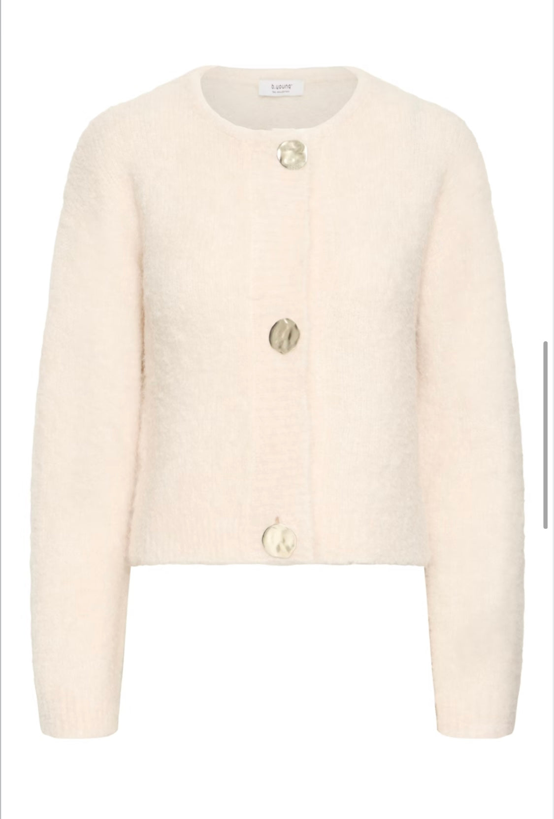 b.young - ‘Byomanta’ Cream Cardigan