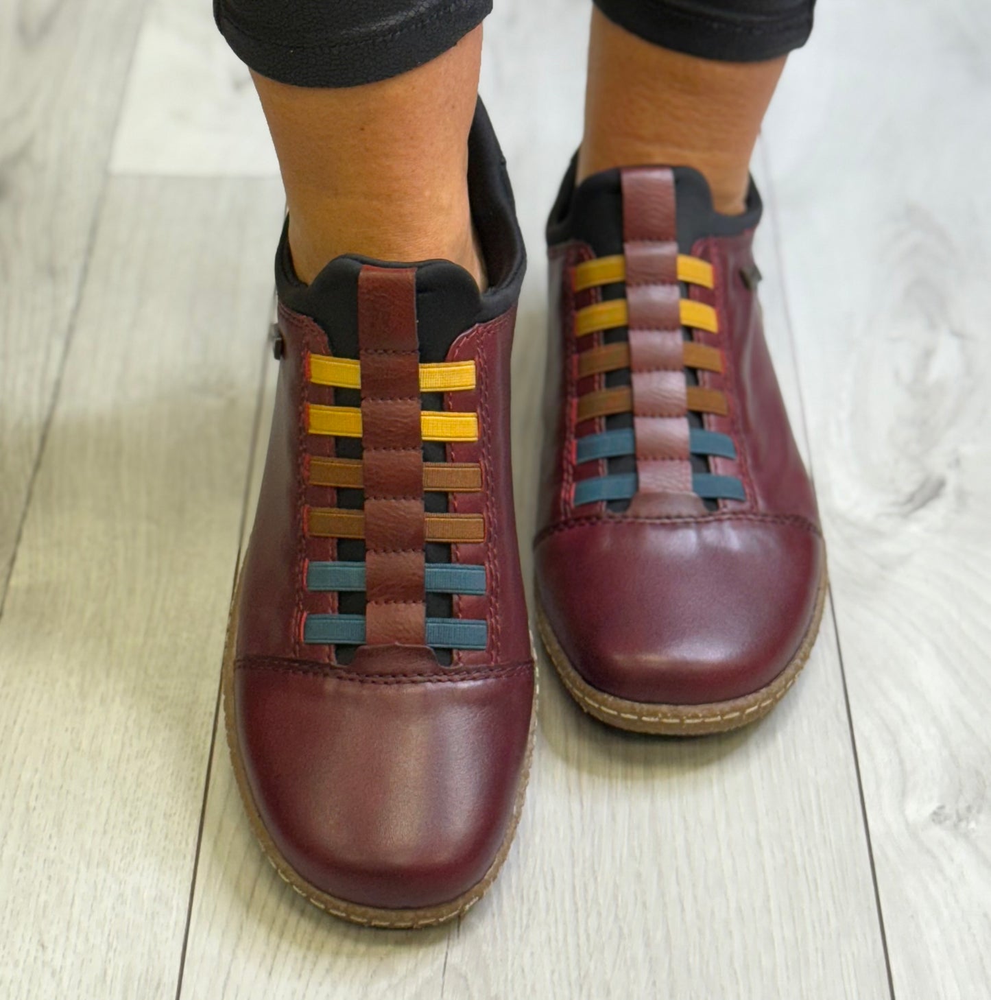 Rieker - Burgundy Ready 2 Go Shoe