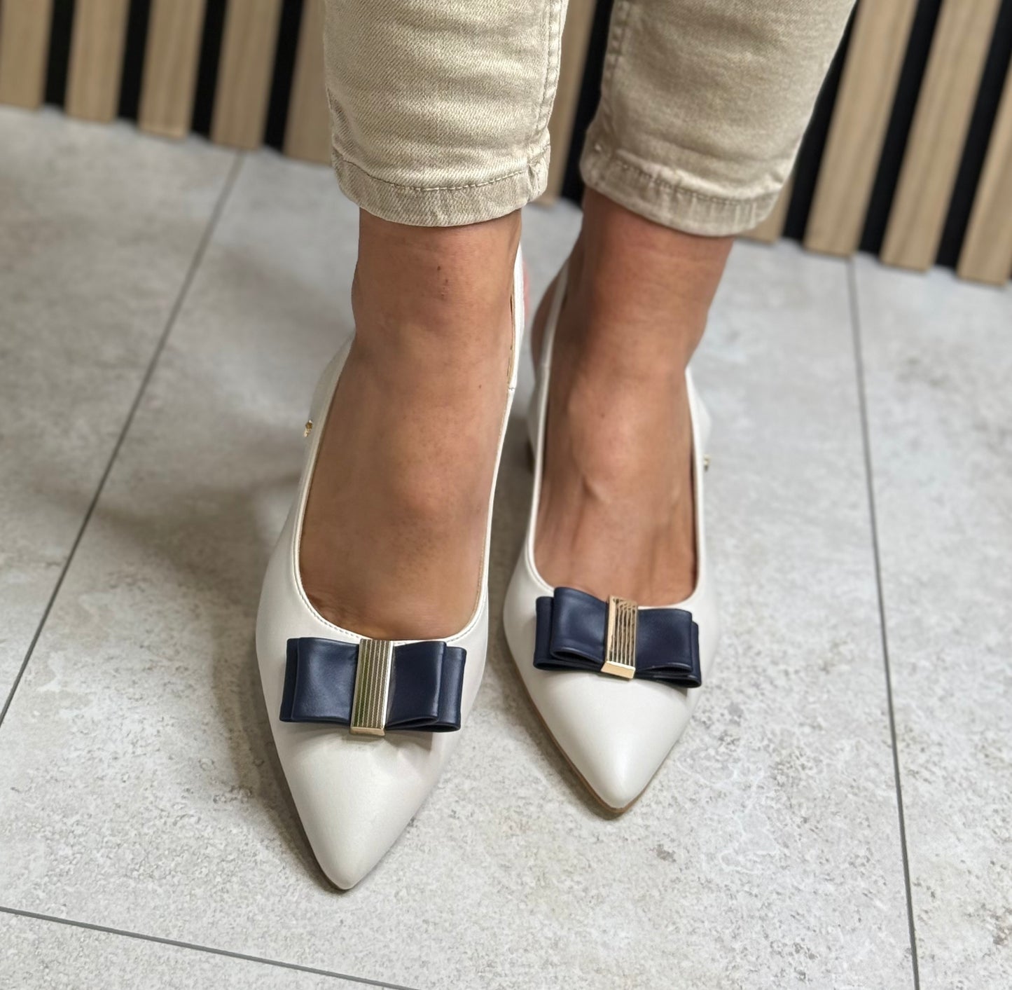 Kate Appleby - ‘Fitzwarren' Sapphire Slingback Heel