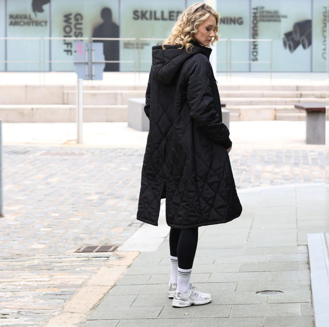 Rant & Rave - 'Casey' Black Longline Coat