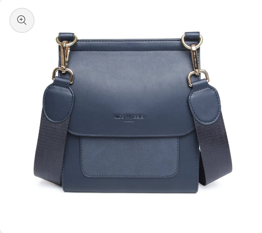 Alice Wheeler - 'Seville’ Navy Crossbody Bag