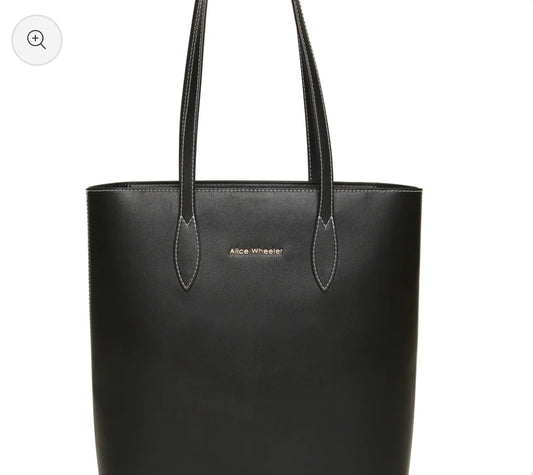 Alice Wheeler - ‘Sloane’ Black Tote Bag