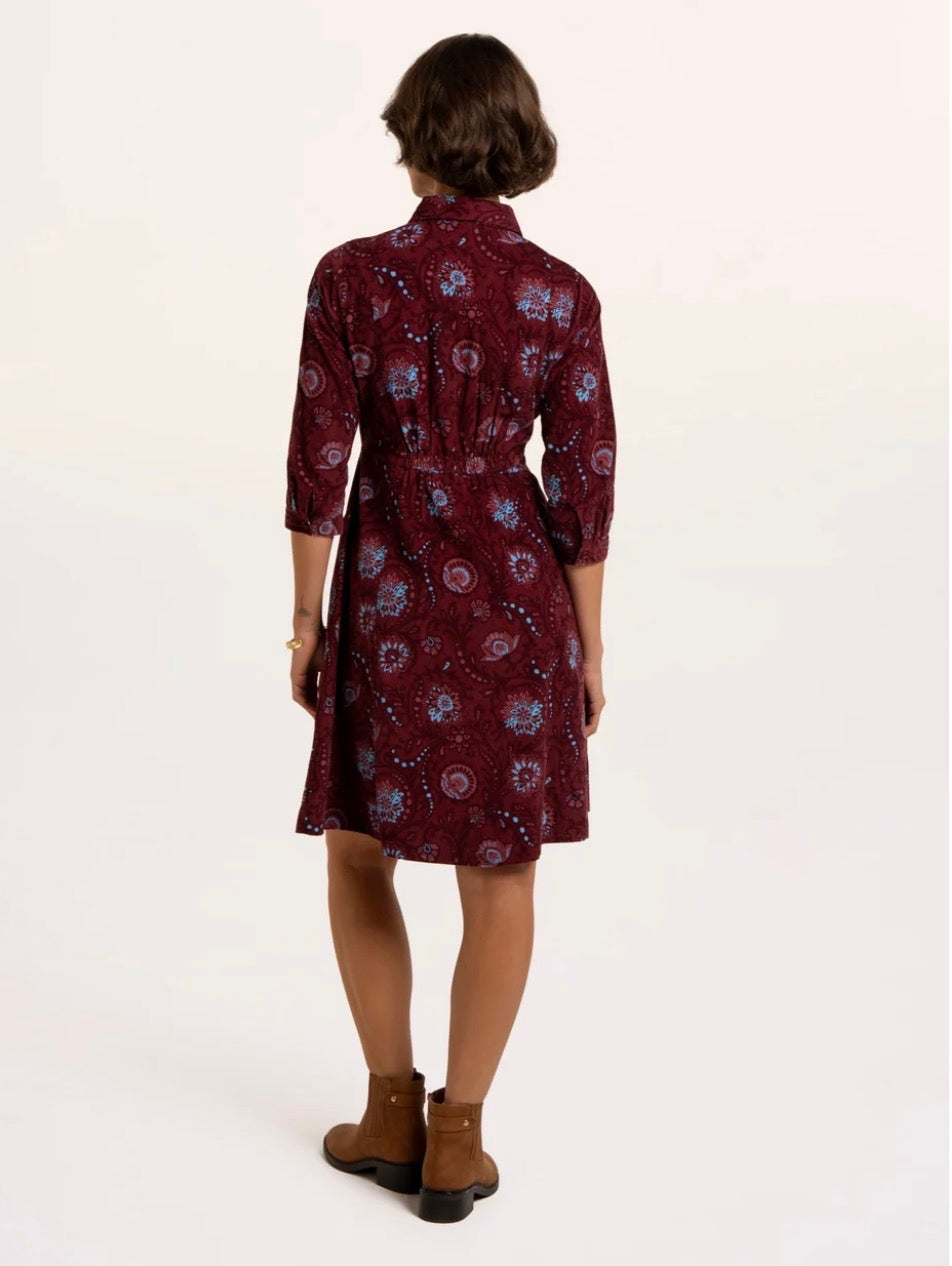 Brakeburn - Burgundy ‘Ash’ Dress