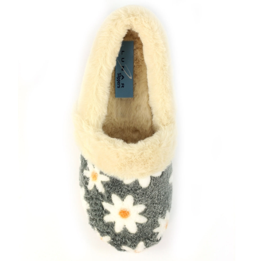 Lunar - 'Ellis' Grey Slipper