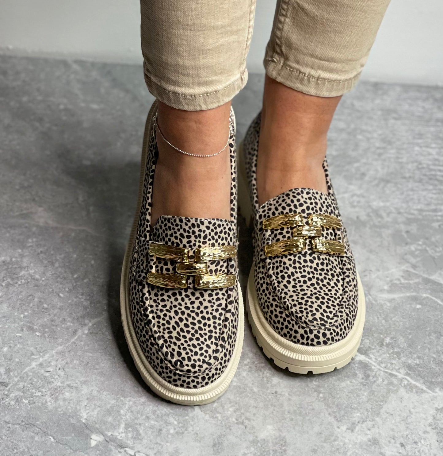 Zanni & Co - 'Chilink One' Cheetah loafer