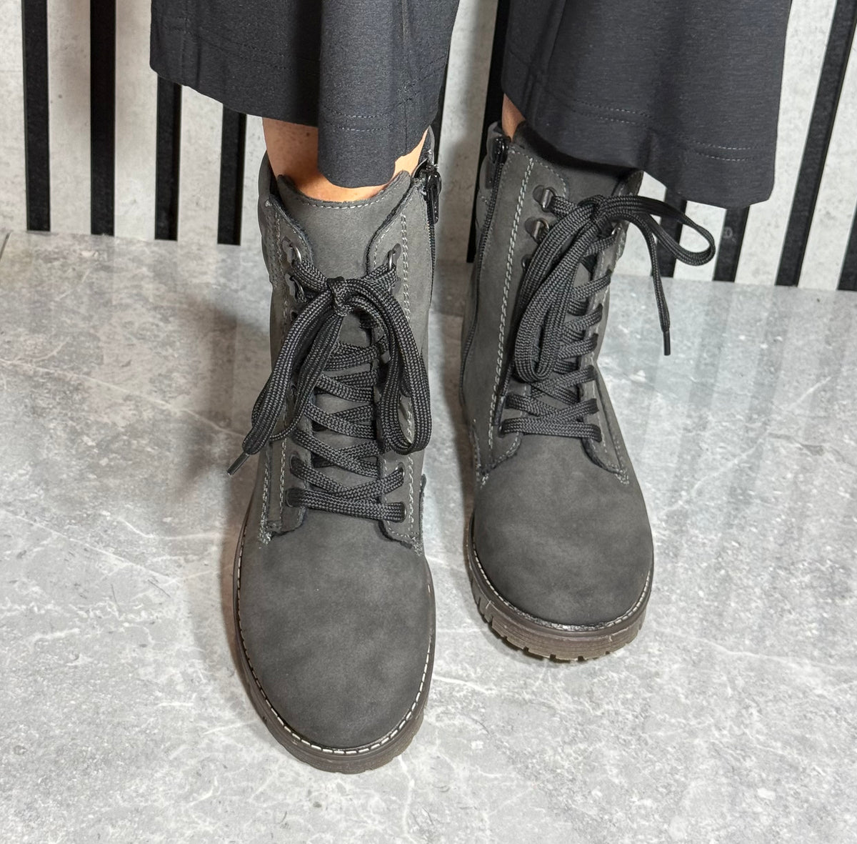 Rieker - Dark Grey 'TEX' Boot