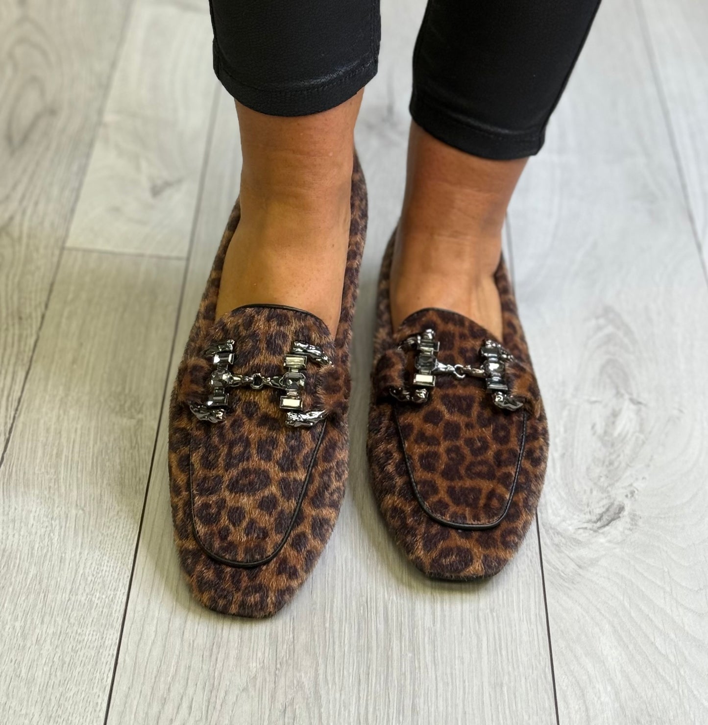 Xti - Leopard Print Loafer (144250)