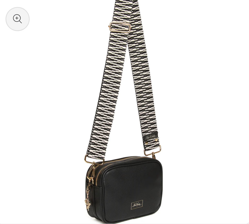 Alice Wheeler - 'Soho’ Black Crossbody Bag
