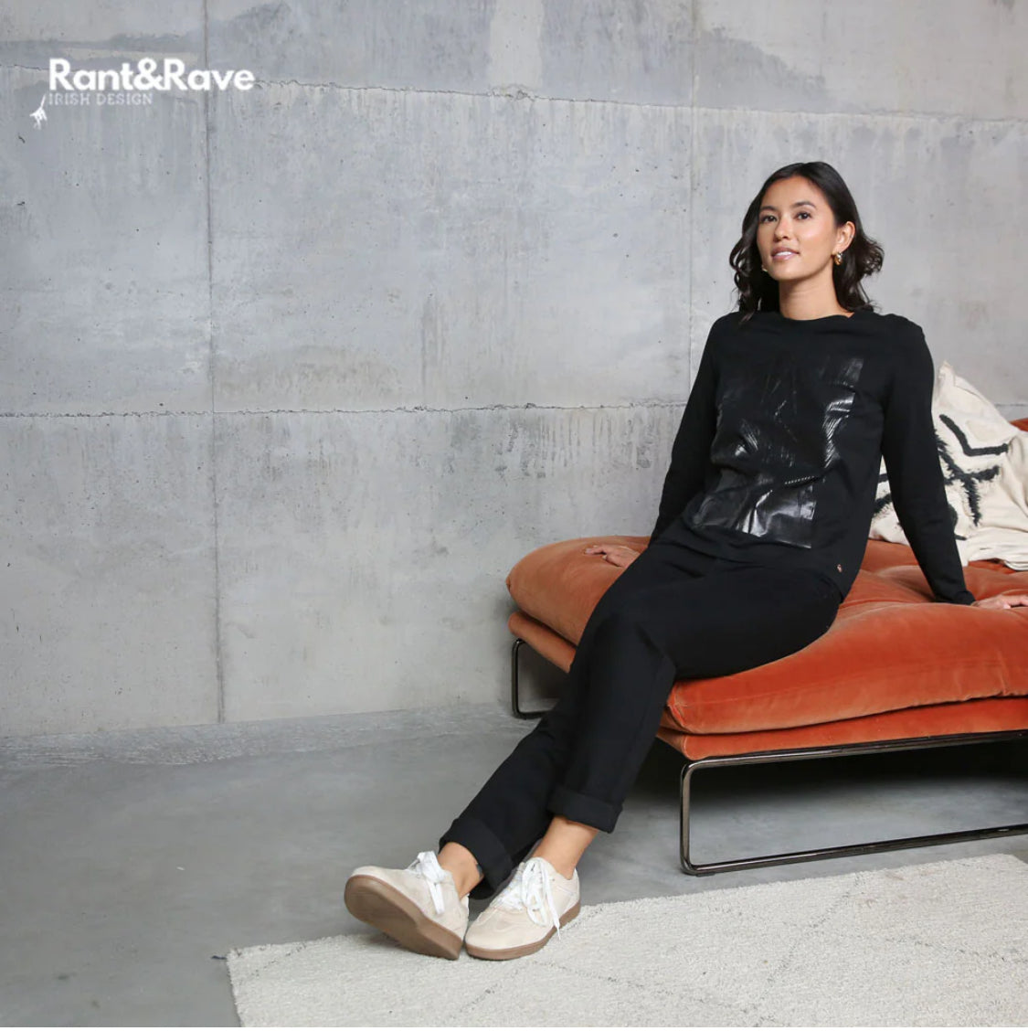 Rant & Rave - 'Darla’ Black Tee