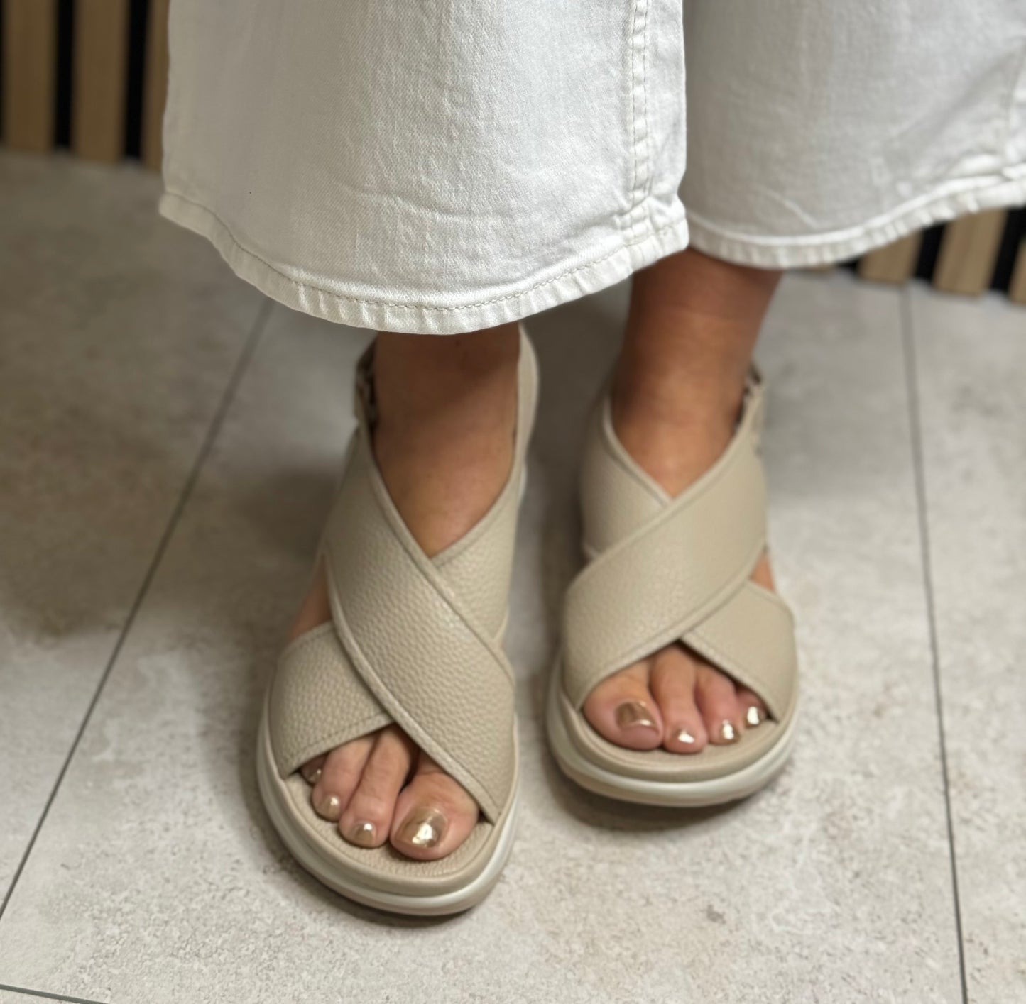 Xti - Beige Strap Sport Sandal (145172)