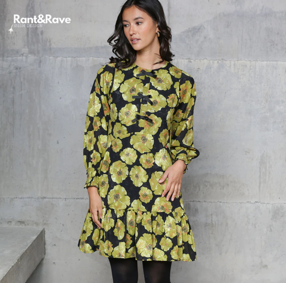 Rant & Rave - ‘Daina’ Lime Dress