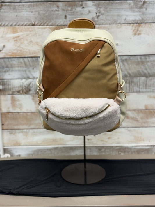 Remonte -  Cream Combo 2 Piece Rucksack (Q0533-61)