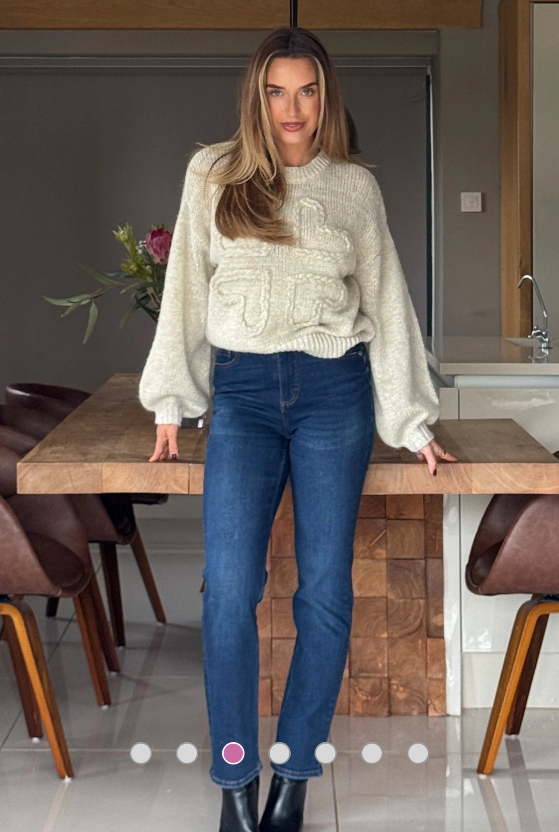 Girl In Mind - Lirael Heart Knit Jumper