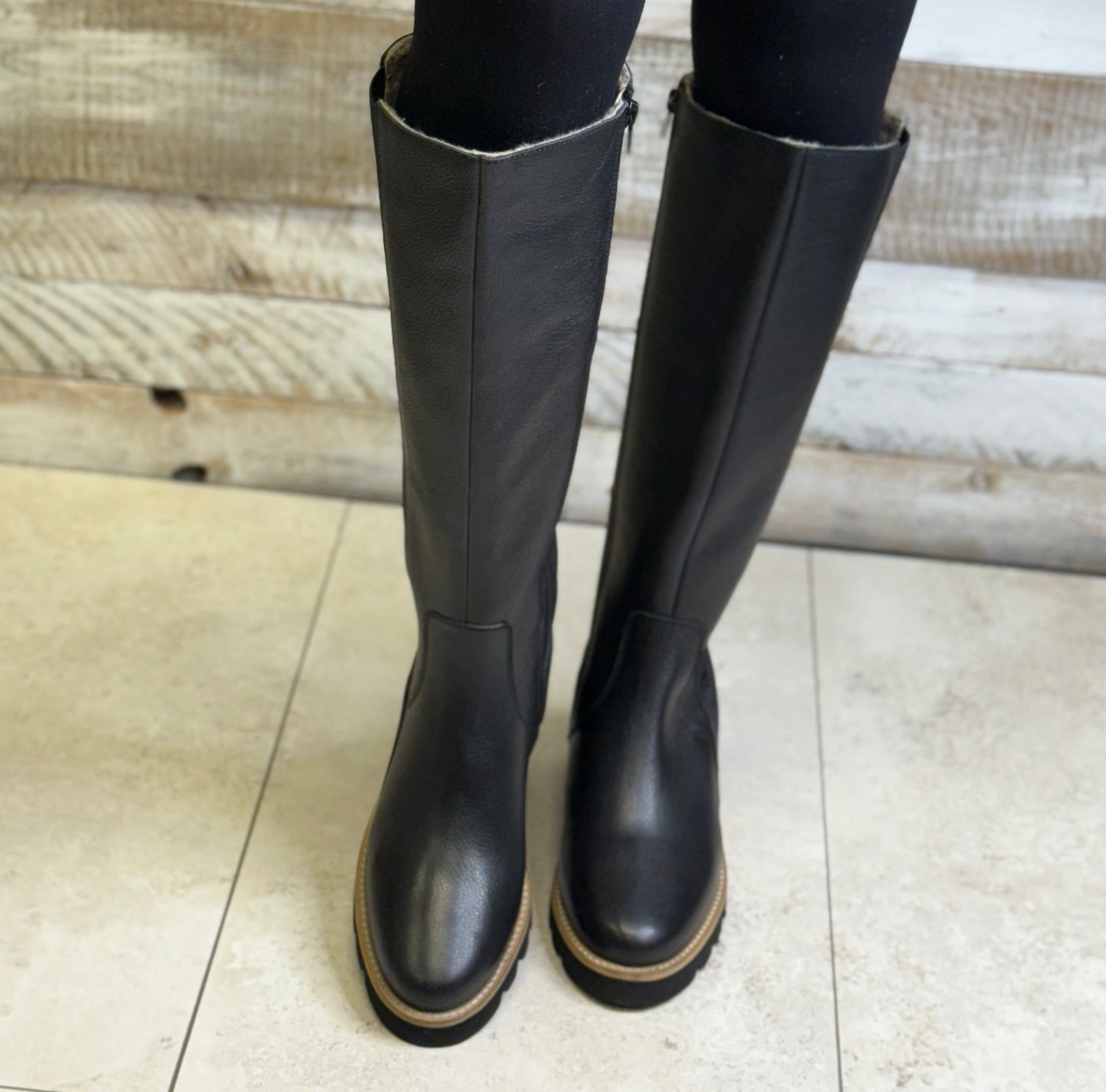 Lotus - 'Wrenley' Knee High Leather Boot