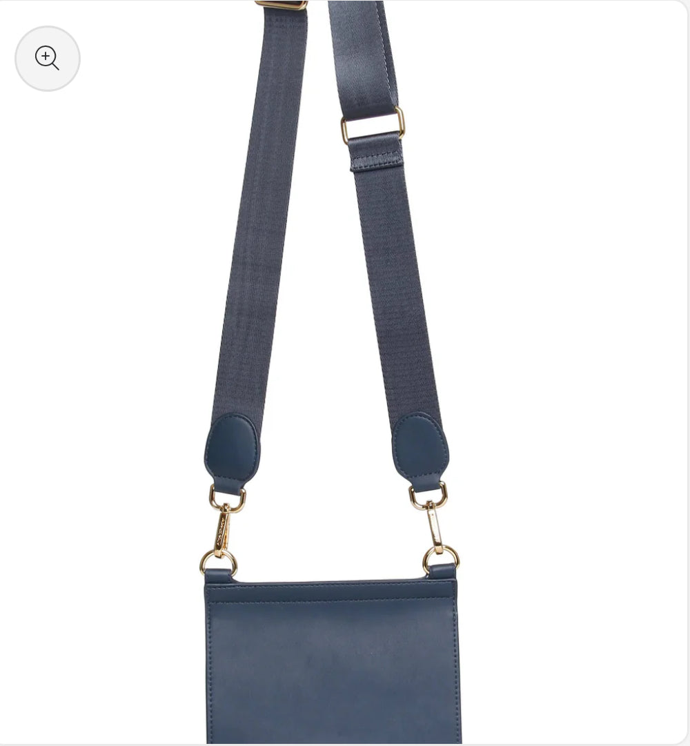 Alice Wheeler - 'Seville’ Navy Crossbody Bag