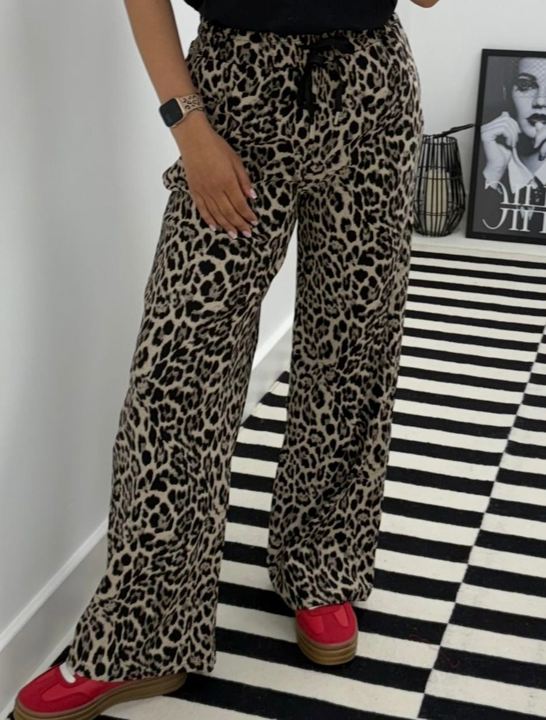 Leopard Print Trouser