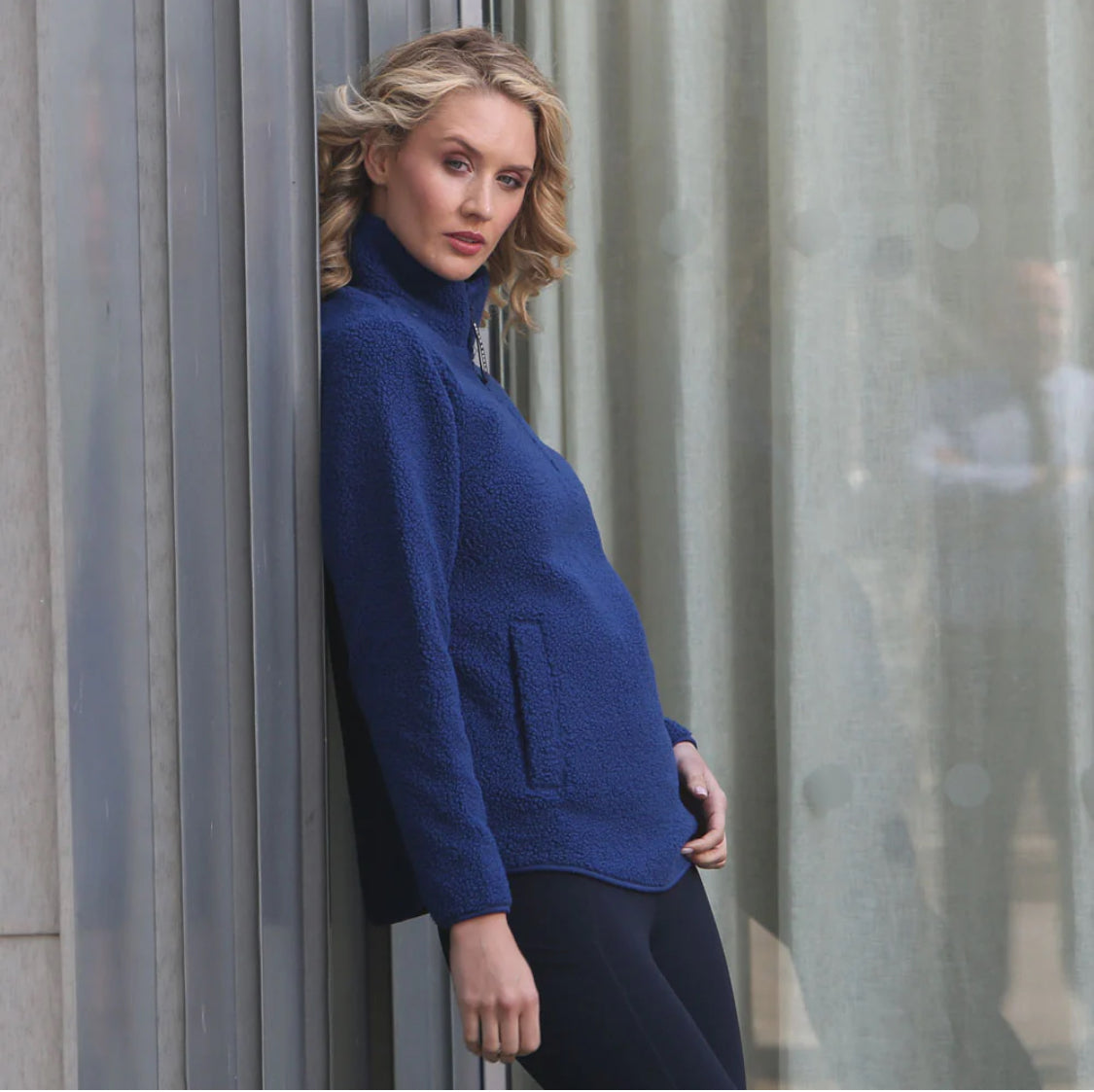 Rant & Rave - 'Julia’ Blue 1/2 Zip