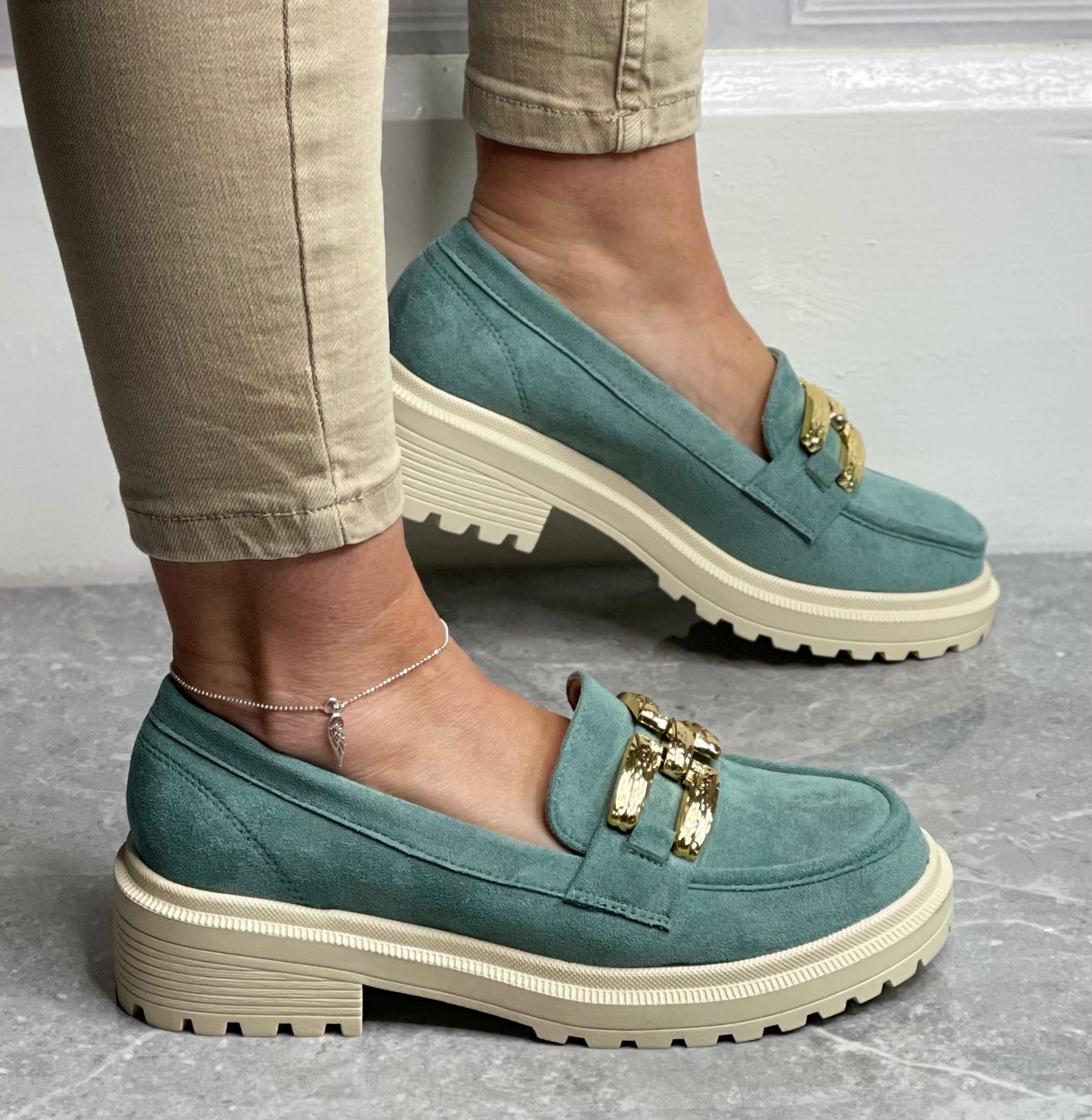 Zanni & Co - 'Chilink One' Jade Loafer
