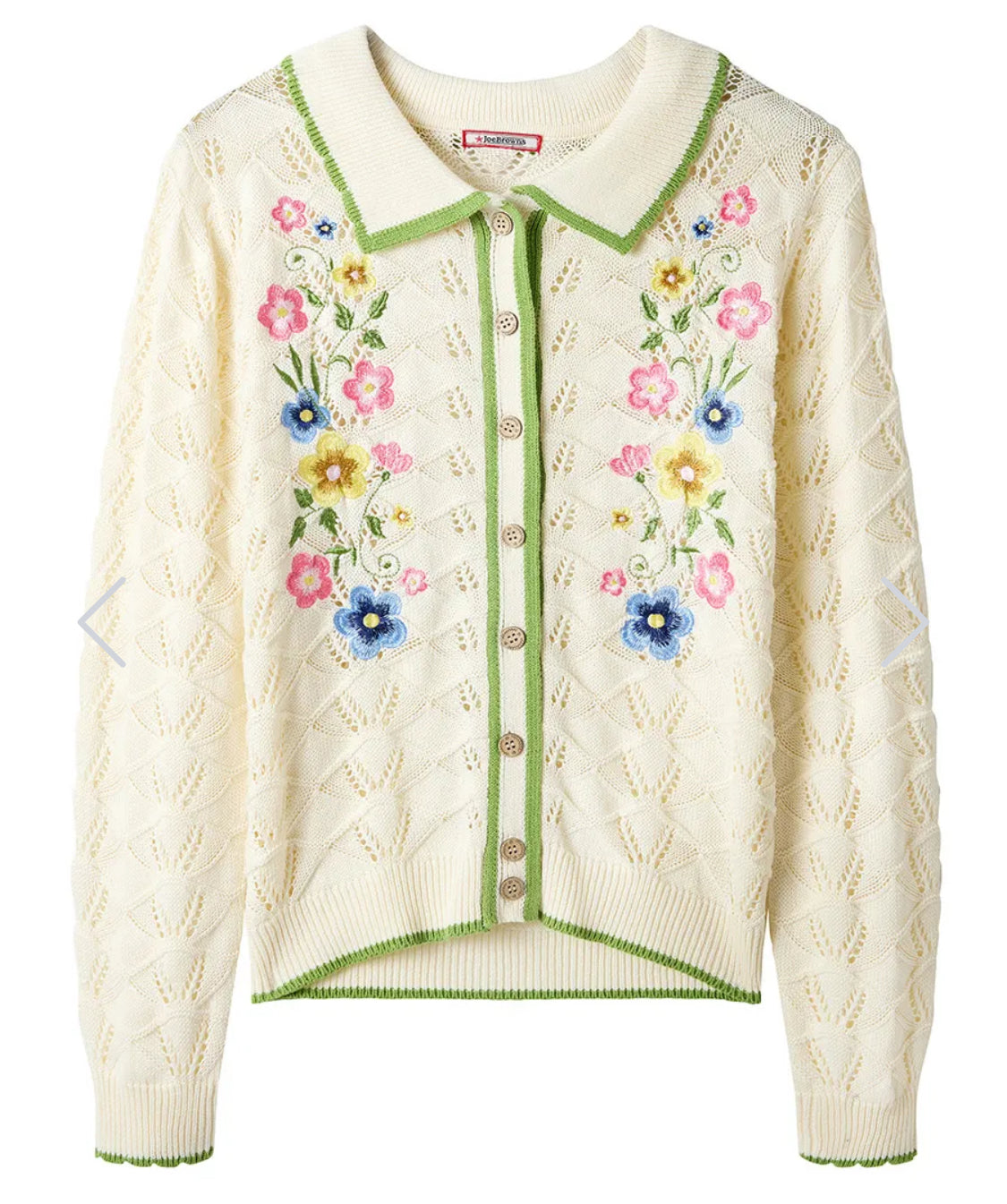 Joe Browns - ‘Suzie’ Floral Embroidered Cardigan