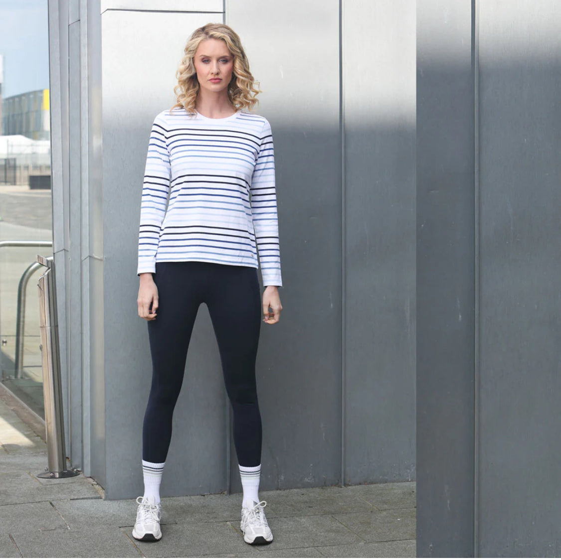 Rant & Rave - 'Kimberley’ Blue Long Sleeve Tee
