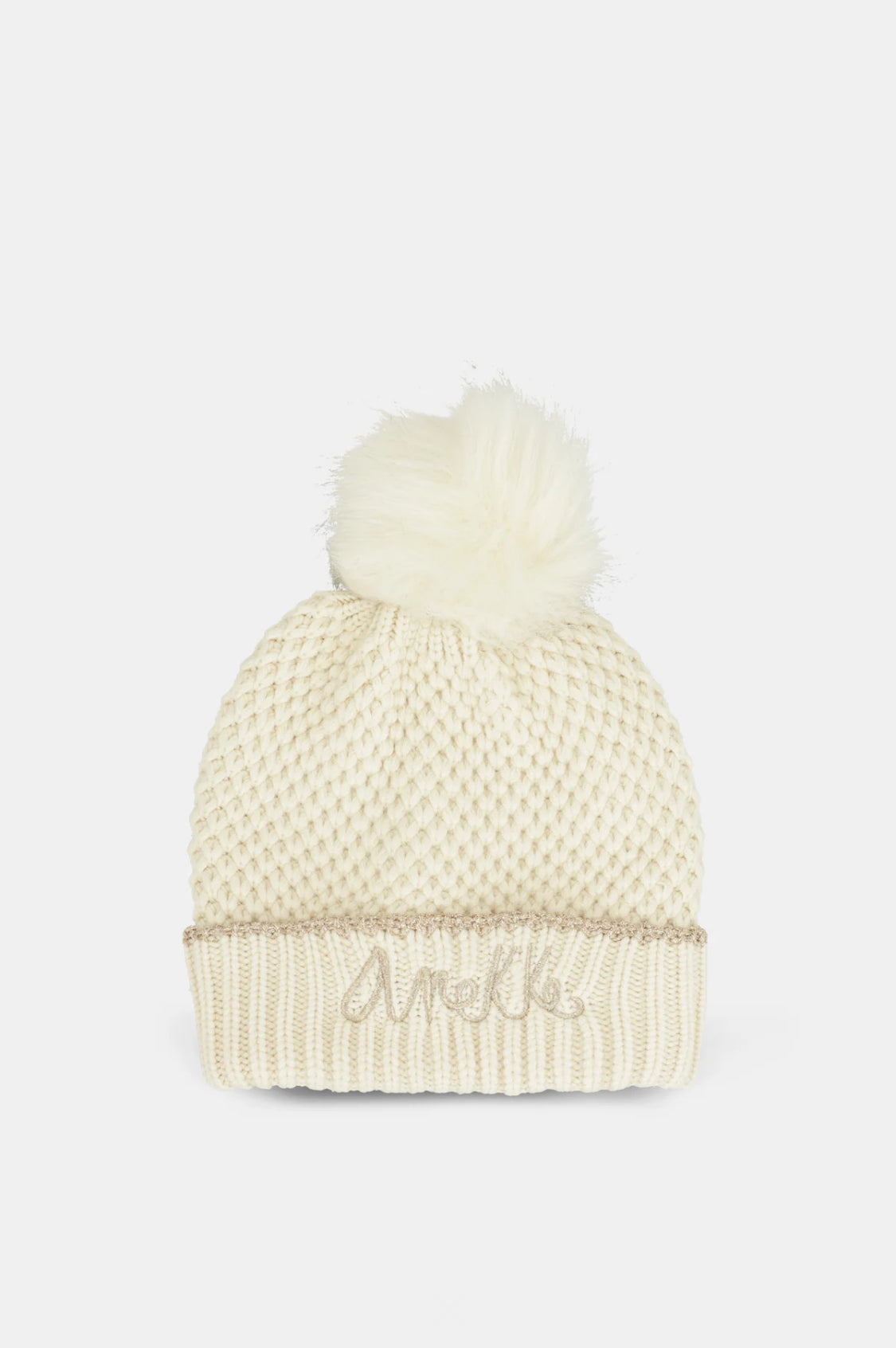 anekke - Beige Knitted Beanie (41471-313)