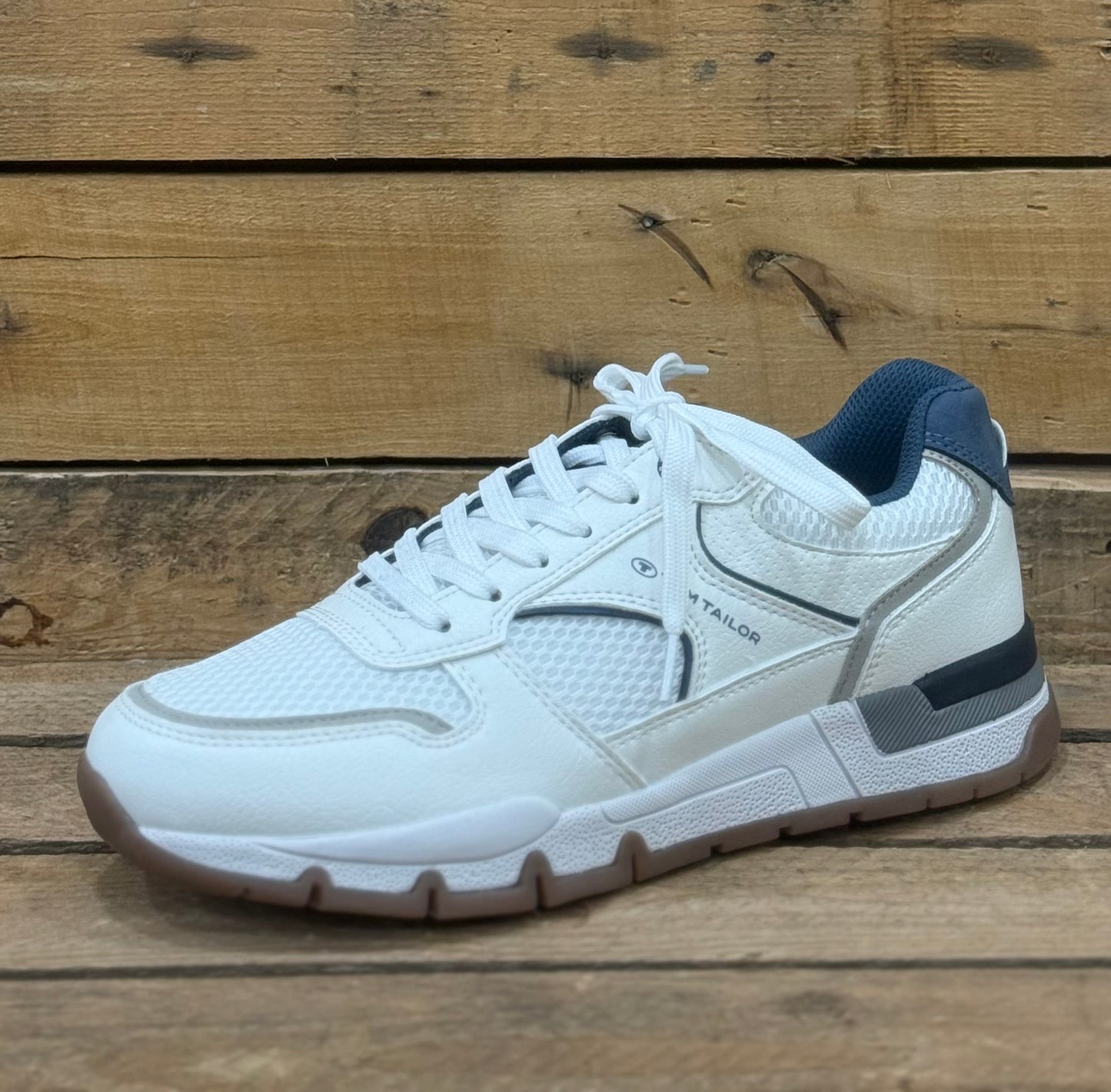 Tom Tailor Mens - White Comfort Trainer