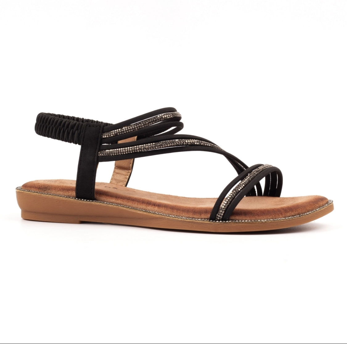 Lunar - 'Aruba' Black Sandal