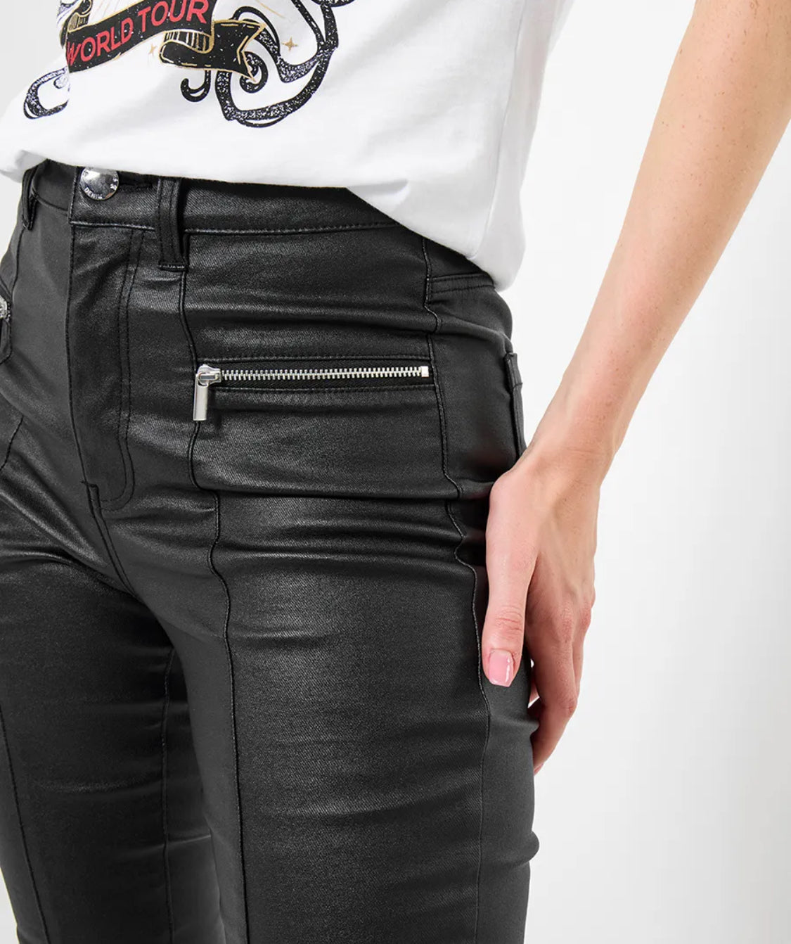 Joe Browns - Rebel Rocker Coated Jeans