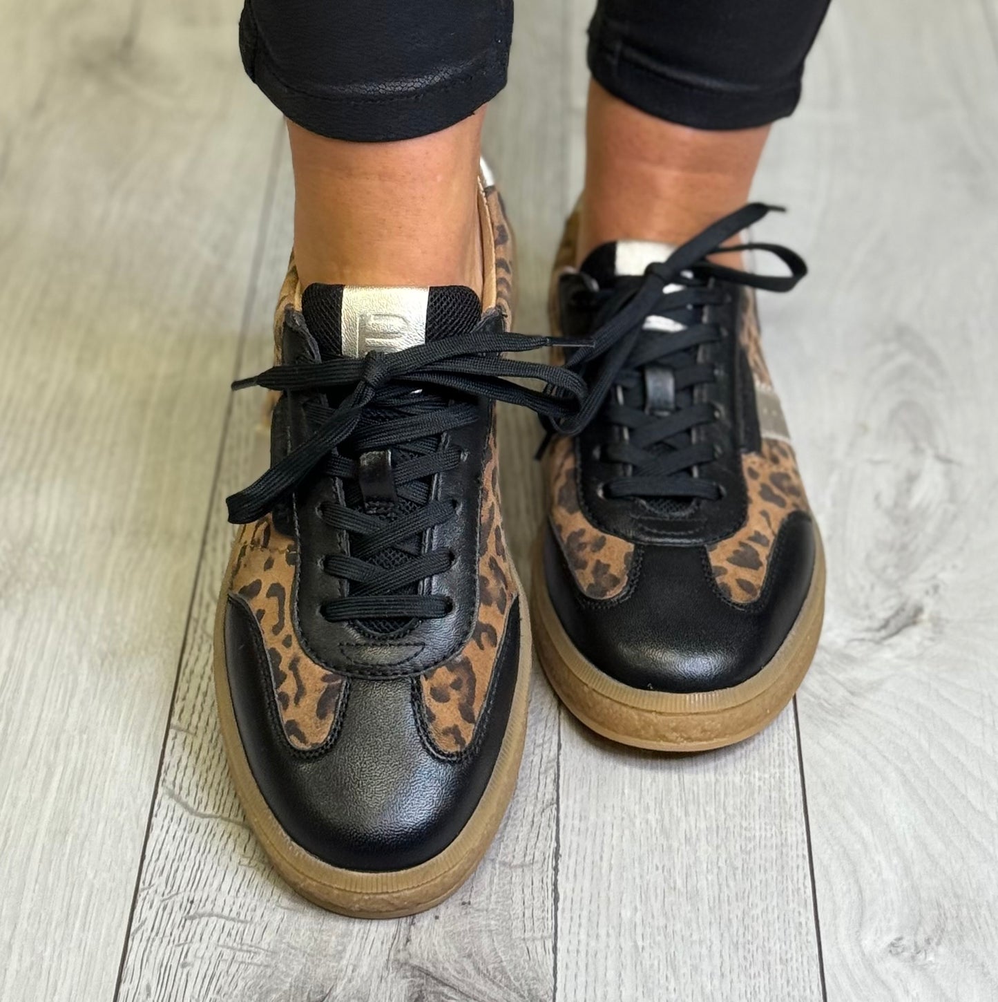 Bagatt- Animal Print/Black Trainer