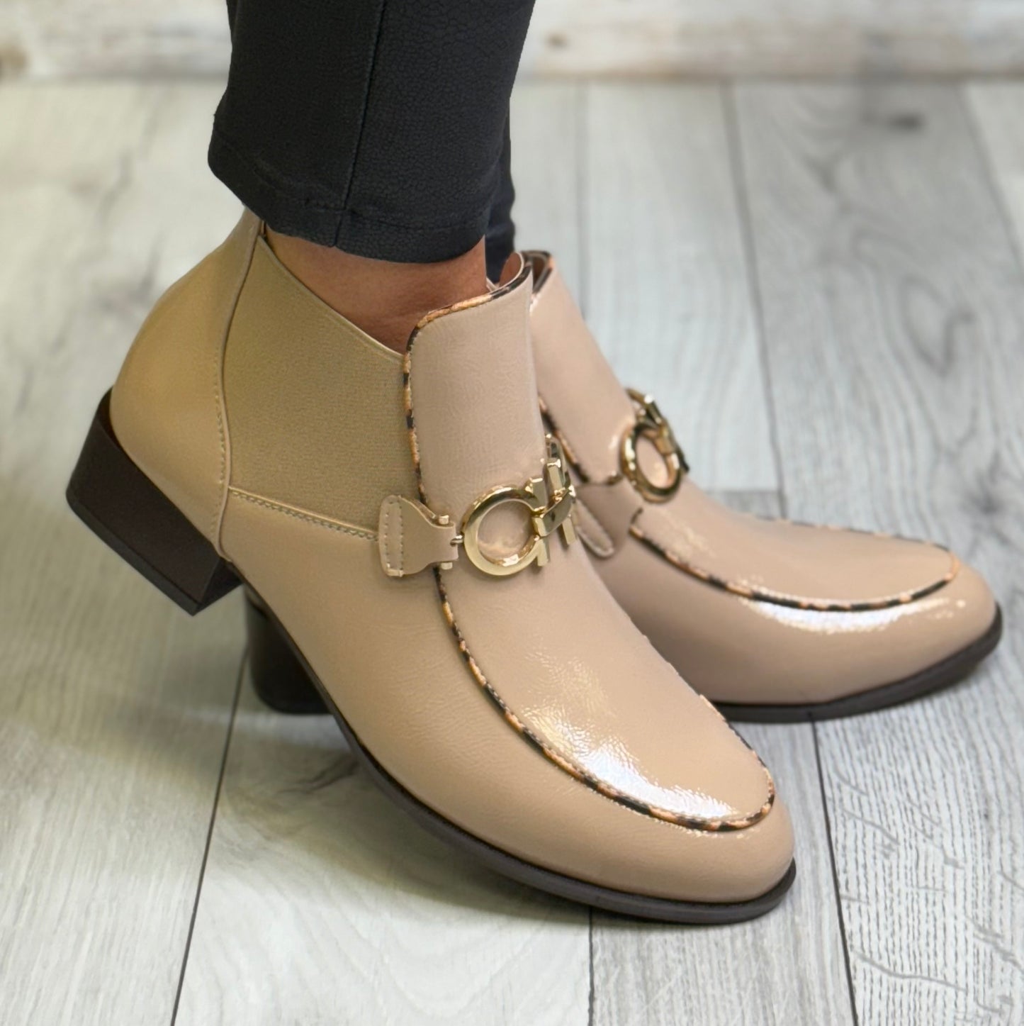 Patrizio Como - 'Lendorf' Fondaziona Patent Ankle Boot
