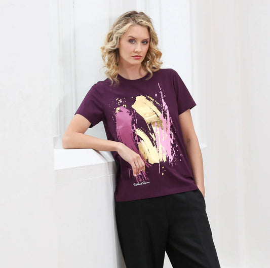 Rant & Rave - 'Hallie’ Plum Tee