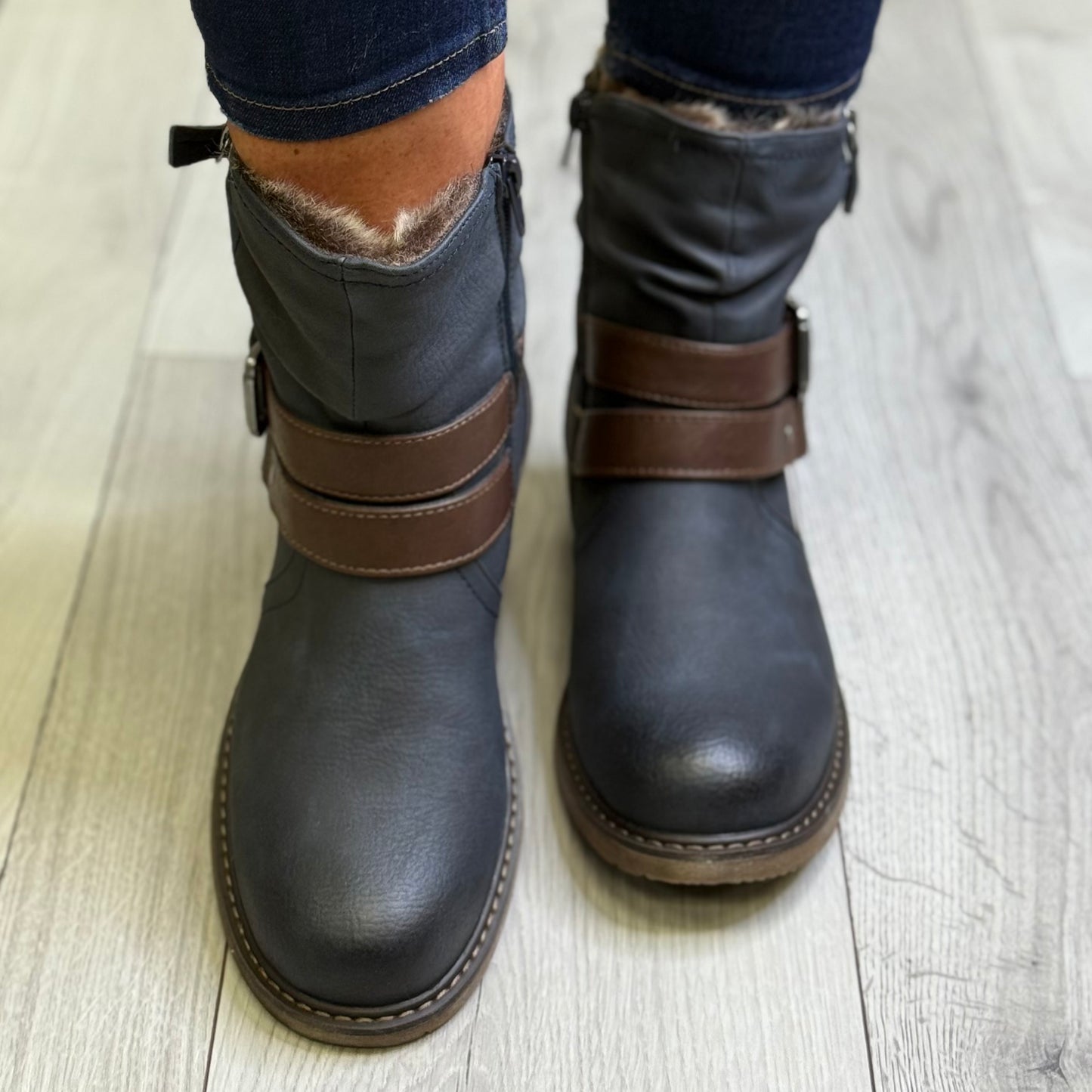 Lunar - 'Chime III' Navy Boot
