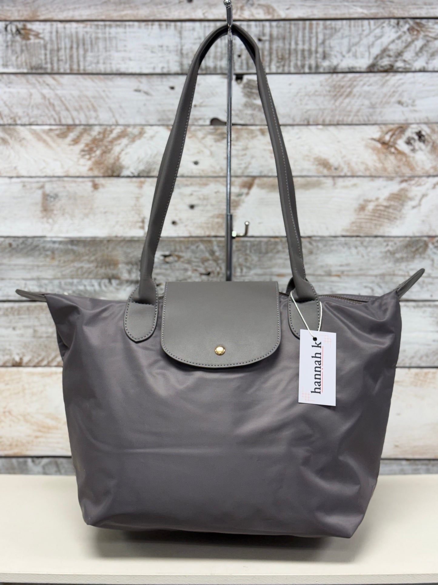 hannah k - 'Iris' Grey Shoulder Bag