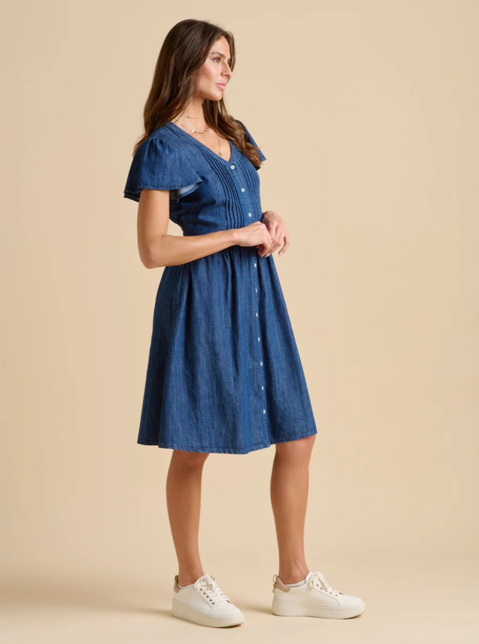 Brakeburn - ‘Sandsfoot’ Knee Length Dress