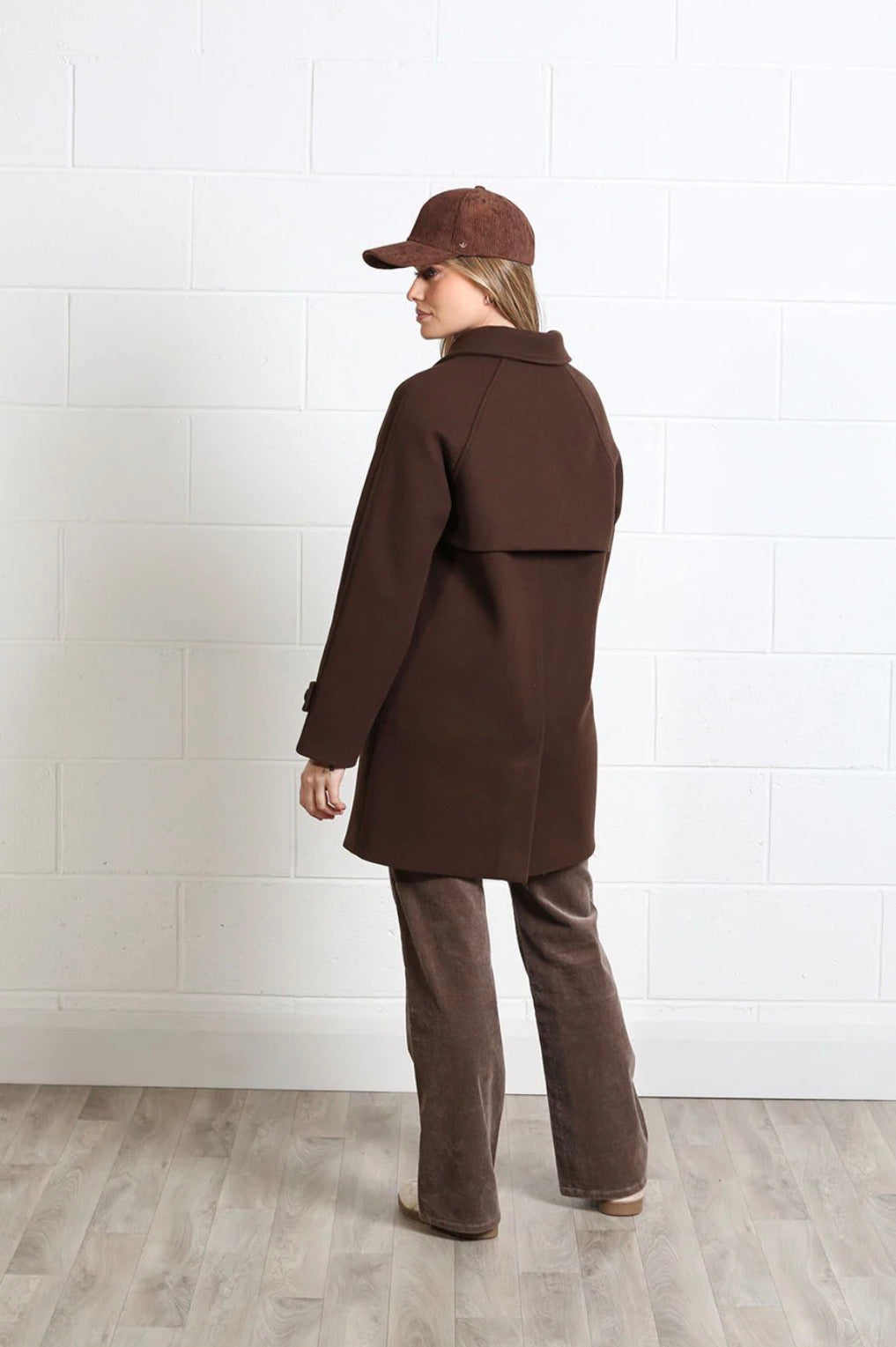 Rant & Rave - Georgia Chocolate Brown Coat