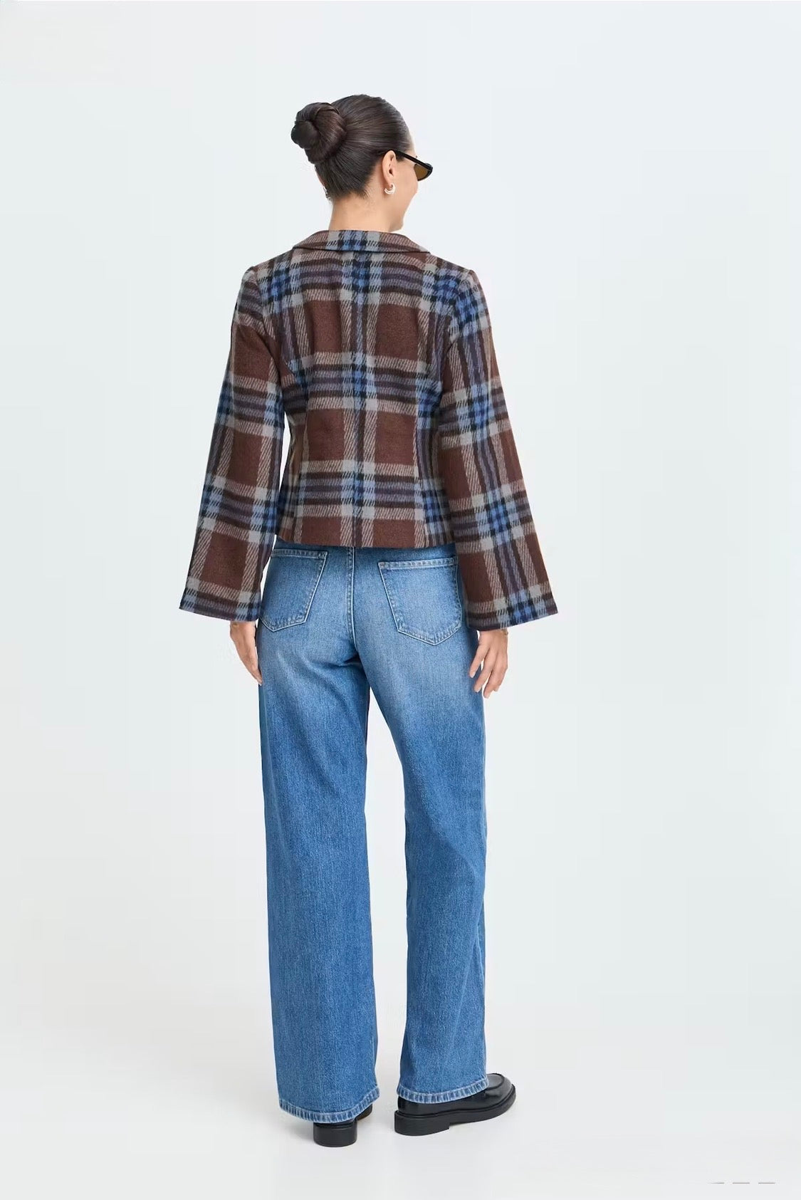b.young - ‘BYBREE’ Checked Jacket
