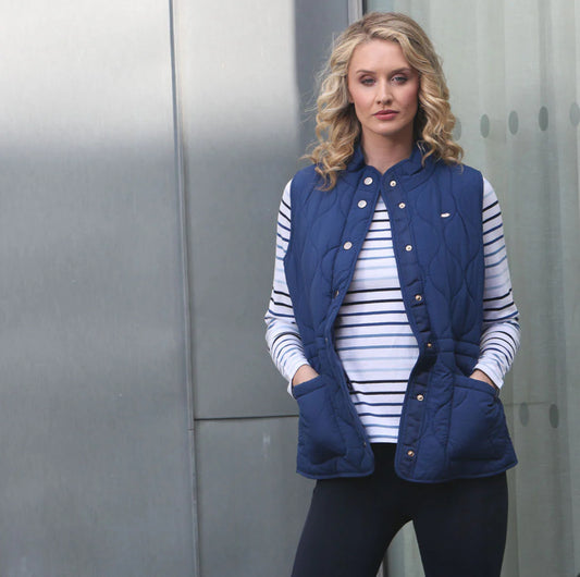 Rant & Rave - 'Mandy’ Blue Gilet